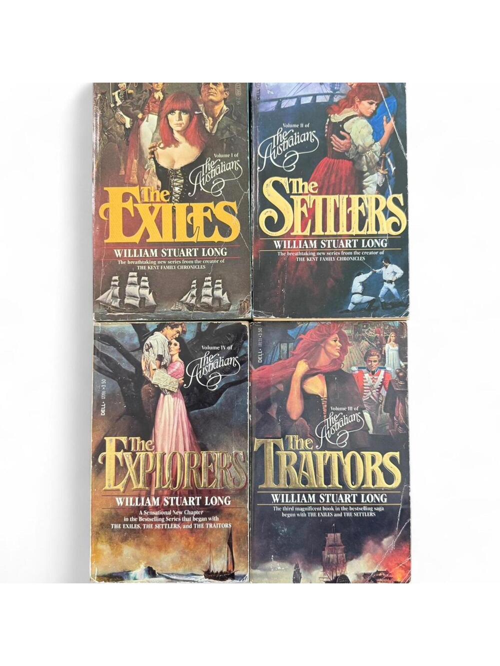 The Australians series by William Stuart Long Set of 4 books